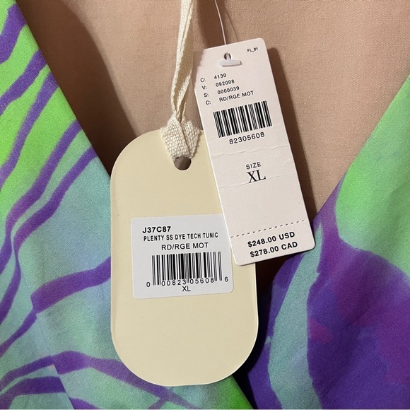 Anthropologie NWT Plenty by Tracy Reese Puff Sleeve Surplice Mini Dress Size XL - Picture 4 of 13